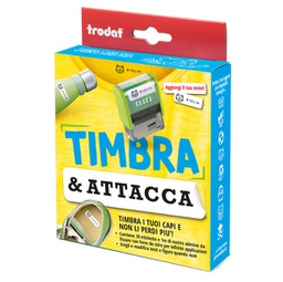 [95298] Kit TimbraAttacca per stampa su tessuti ed etichette Trodat