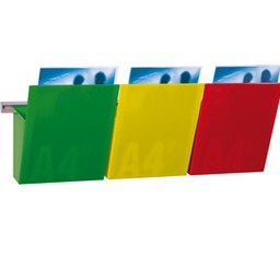 [77507] KIT VISION Kanban L75cm con 3 TASCHE A4 COLORATE