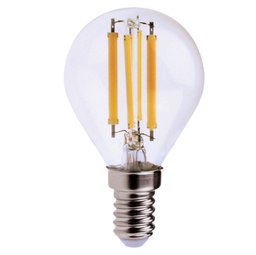 [93624] LAMPADA LED Minisfera 6W E14 6000K luce bianca fredda