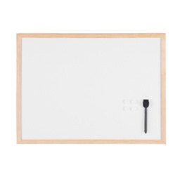 [STL6415] Lavagna bianca magnetica 45x60cm cornice legno Starline