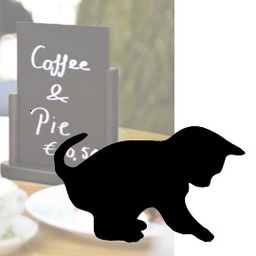 [74541] LAVAGNA DA PARETE 'GATTO' SILHOUETTE Securit