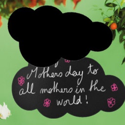 [71665] LAVAGNA DA PARETE 'NUVOLA' SILHOUETTE Securit