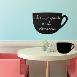 [71666] LAVAGNA DA PARETE 'TAZZA' SILHOUETTE Securit