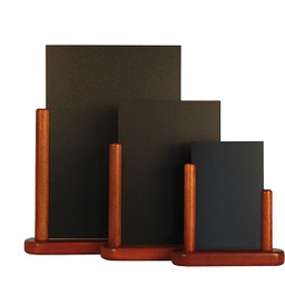[71654] LAVAGNA DA TAVOLO MOGANO A5-20x23x6cm ELEGANT Securit