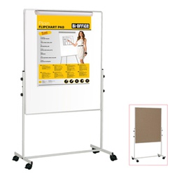 [83321] Lavagna Duo a doppia superficie (LxA 150x120cm Bi-Office