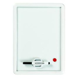 [36254] LAVAGNA MAGNETICA 26X36CM QUADRETTATA CORNICE COL. ASSORT. ARDA