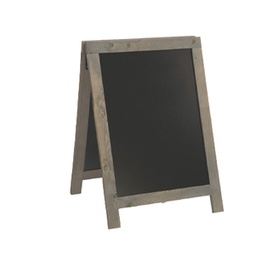 [90144] Lavagna Nature 85x54,5x44cm legno grigio SANDWICH Securit