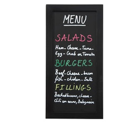 [71641] LAVAGNA NERA 20x40cm WOODY Securit