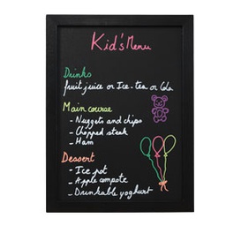 [71642] LAVAGNA NERA 30x40cm WOODY Securit