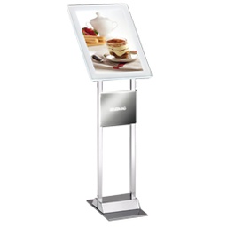 [80428] LEGGIO a LED da TERRA H110cm con CORNICE A3 Menu Board LEDMAG