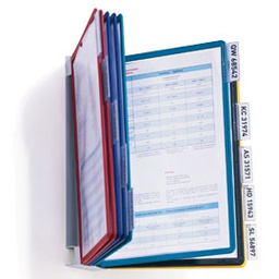 [71681] LEGGIO DA MURO VARIO WALL 10 - 10 pannelli ASSORT. DURABLE