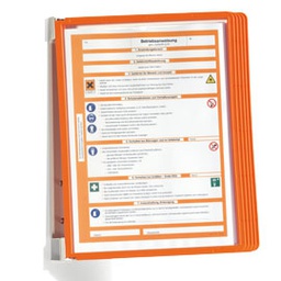 [71685] LEGGIO DA MURO VARIO WALL 5 - 5 pannelli ARANCIONE DURABLE