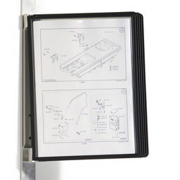 [90165] Leggio Vario Magnet Wall 5 pannelli Durable