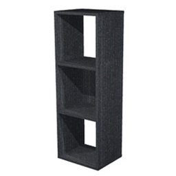[74424] LIBRERIA 3 CASELLE 35,9x29,2cm-H103,9cm NERO VENATO - RAINBOW