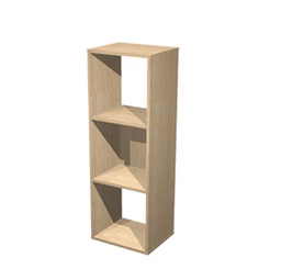 [82836] LIBRERIA 3 CASELLE 35,9x29,2cm-H103,9cm Rovere - RAINBOW