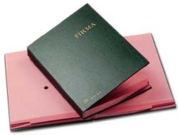 [39010] LIBRO FIRMA 14 PAGINE ROSSO 24X34CM 614-E FRASCHINI