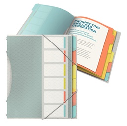 [86277] Libro monitore con 6 divisori multicolore Colour'Ice Esselte