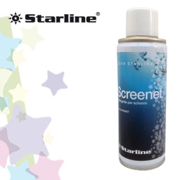 [SCREENET] LIQUIDO PULIZIA SCHERMI PROTEZ. 200 ML. (ANCHE PER SCHERMI LCD)
