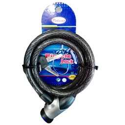 [96793] Lucchetto a spirale a 2 chiavi D12x1000mm Metalplus