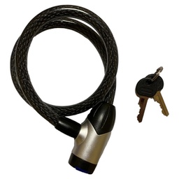 [96792] Lucchetto a spirale a 2 chiavi D12x650mm Metalplus