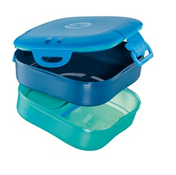 [92080] Lunch Box 3 in 1 blu Picnik Concept Maped