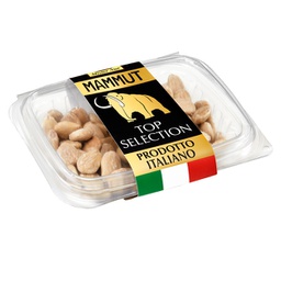[97040] MANDORLE PELATE TOSTATE E SALATE VASCHETTA 120G MISTER NUT