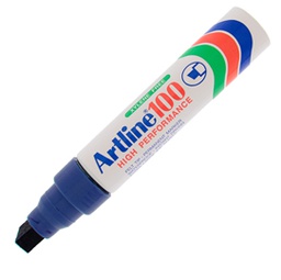 [85760] Marcatore artline A 100 permanente punta scalpello jumbo blu