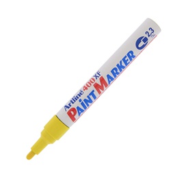 [85751] Marcatore artline A 400 punta tonda a vernice giallo