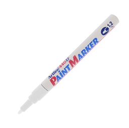 [85768] Marcatore artline A 440 punta tonda fine a vernice bianco