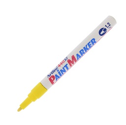 [85769] Marcatore artline A 440 punta tonda fine a vernice giallo
