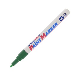[85767] Marcatore artline A 440 punta tonda fine a vernice verde