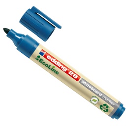 [77287] MARCATORE BLU PER LAVAGNE BIANCHE EDDING 28 ECOLINE TRATTO 1,5 - 3,00mm