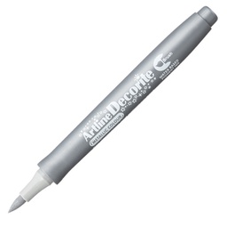 [94014] Marcatore Decorite punta pennello argento Artline