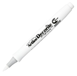 [94010] Marcatore Decorite punta pennello bianco Artline