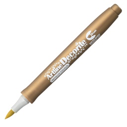 [94015] Marcatore Decorite punta pennello oro Artline