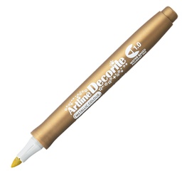 [94009] Marcatore Decorite punta tonda 1.0mm oro Artline