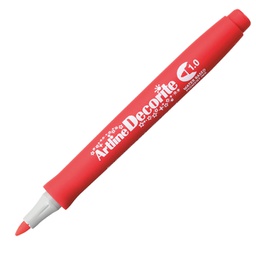 [94007] Marcatore Decorite punta tonda 1.0mm rosso Artline