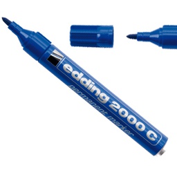 [27467] MARCATORE EDDING 2000C BLU P.CONICA