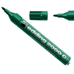 [27468] MARCATORE EDDING 2000C VERDE P.CONICA