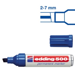 [46065] MARCATORE EDDING 500 BLU P.SCALPELLO