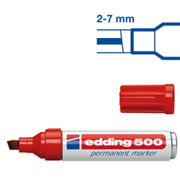 [46066] MARCATORE EDDING 500 ROSSO P.SCALPELLO