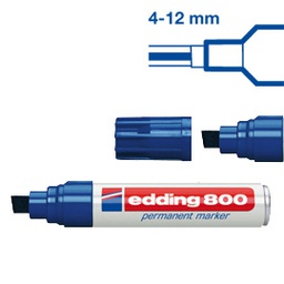 [27492] MARCATORE EDDING 800 BLU PS 4-12MM PERMANENTE
