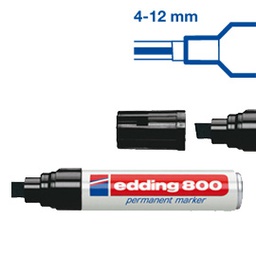 [27490] MARCATORE EDDING 800 NERO PS 4-12MM PERMANENTE