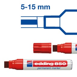 [27661] MARCATORE EDDING 850 BLU PS 5-16MM PERMANENTE