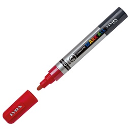 [88923] Marcatore Graduate Mark All punta tonda rosso Lyra
