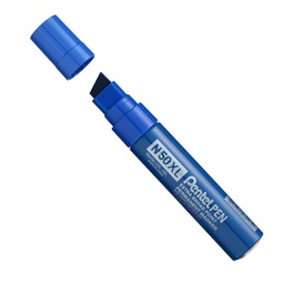 [83088] Marcatore N50 extra large blu punta a scalpello 8-15,4mm Pentel