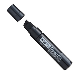 [83086] Marcatore N50 extra large nero punta a scalpello 8-15,4mm Pentel