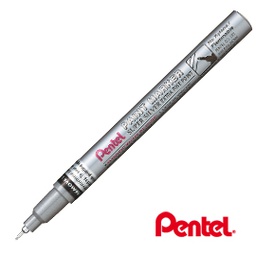 [77224] MARCATORE PAINT MFP10 ARGENTO PENTEL PUNTA CONICA EXTRA FINE
