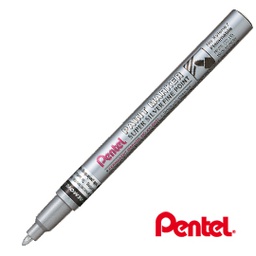 [77228] Marcatore PAINT MSP10 punta fine vernice argento PENTEL