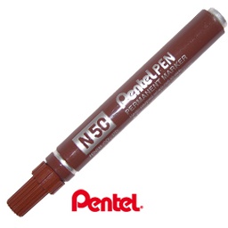 [29886] MARCATORE PENTEL PEN N50 MARRONE P.TONDA